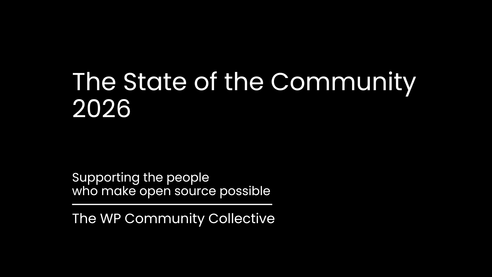 Update: The State of the Community Survey Is Open Through July 17